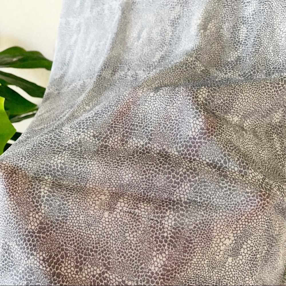 Armani Collezioni Python Print Shimmery Tee - image 4